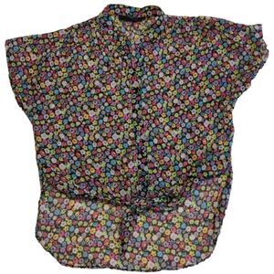 Y2K Retro Besties‎  floral  kids top